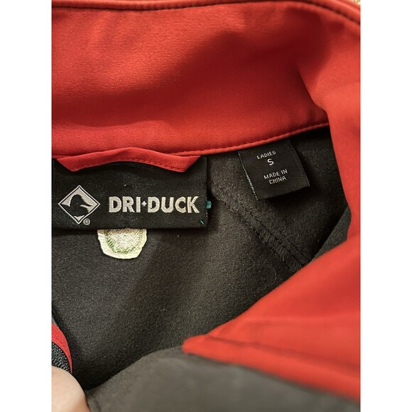 DRI DUCK Womens‎ Contour Soft Shell Jacket Red Charcoal S - Picture 7 of 7